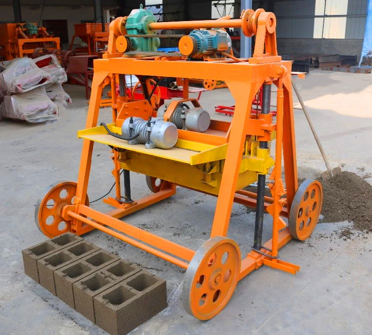 QMY4-45 Movable Cement Hollow Block Making Machine